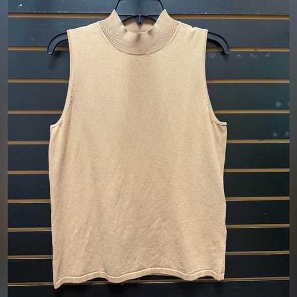 Sleeveless Tan Top - Picture 1 of 3